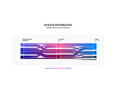 Triathlon | Sankey visualization charts component data data vis design diagram flow graphs interaction interface pattern sankey triathlon ui ux visualization web design