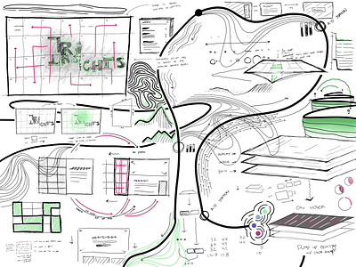 UI Wireframe | TRI insights analytics chart data datavis design explore ideate infographics interaction interface ipad low fi low fidelity procreate sketch triathlon ui ux visualization wireframe