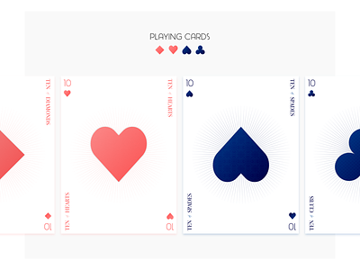Playing Cards card custom deck design gradient playing cards poker poker cards print type