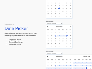 Date Picker by Tyler Wain on Dribbble