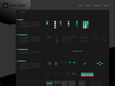 Free Adobe Xd Styleguide