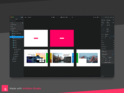 InVision Studio: practice, practice, practice animation design design tool interaction invision studio layout screenshot simple template ui ux web design