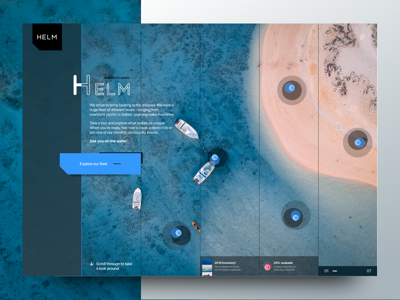 Splash / landing by Tyler Wain on Dribbble