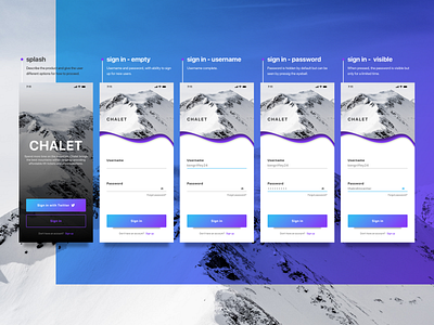 InVision Studio X Uplabs: Login app download form freebie grid interaction interface invisible invision studio ios landing login login form mobile signup splash template ui uplabs ux