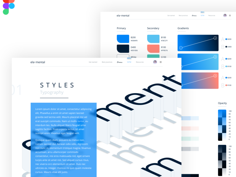 Free Figma Design System | UI colors + styles by Tyler Wain on Dribbble