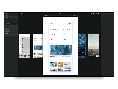Invision WIP animation app data value design figma flow grid interaction interface invision studio ios kiteboarding mobile prototype ui kit ui pack ux wip