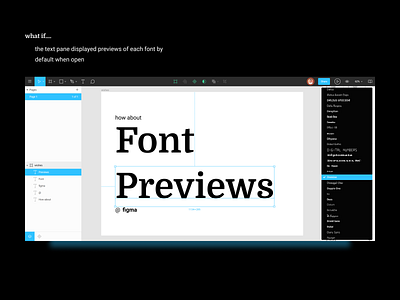 Figma Font Previews By Tyler Wain On Dribbble
