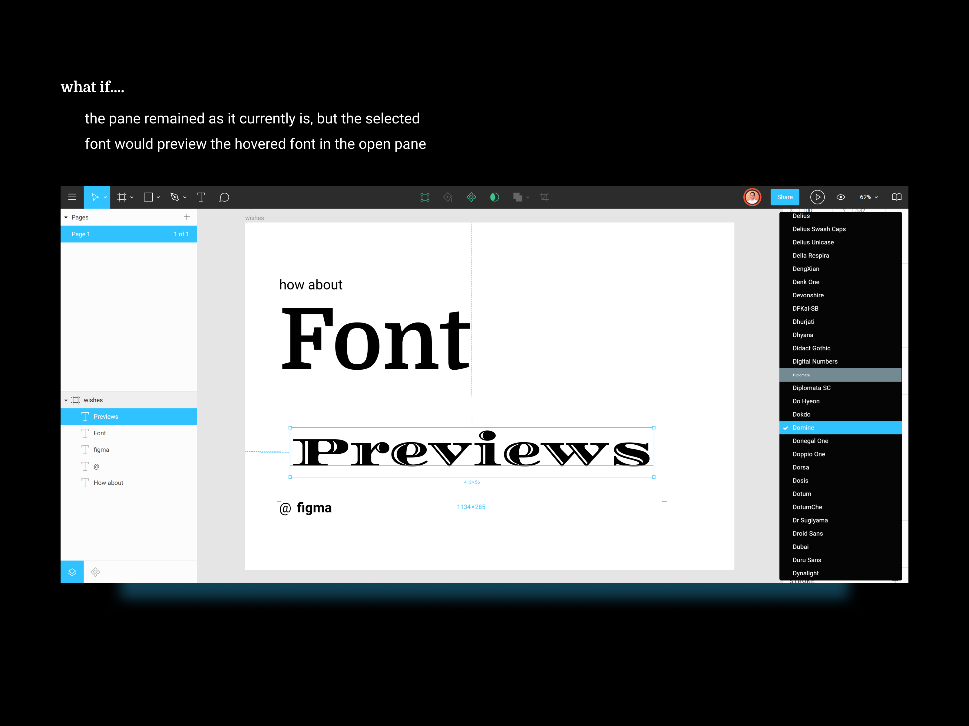 figma fonts previews