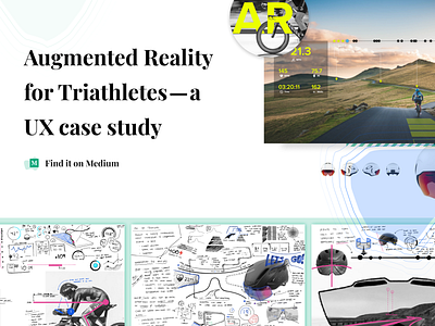 AR for triathletes aero ar augmented reality design elements experience figma interaction interface process procreate sketches triathlete triathlon ui uidesign uiux ux wireframe