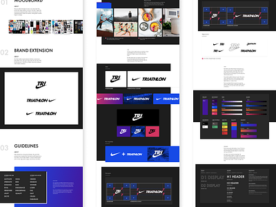Nike Triathlon | Concept brand branding concept design figma georgetown grad school interface logo nike palette product triathlon typography ui ui ux uidesign ux