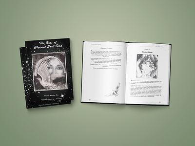 Book layout and cover design "The Eyes of Chyenne Soul"