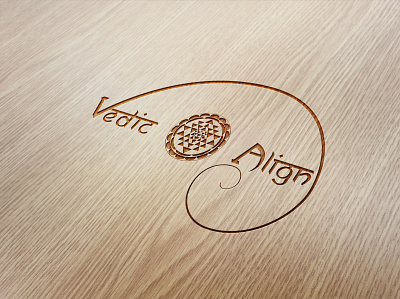 Logo design "Vedic Align" logo logo design logo designer logodesign