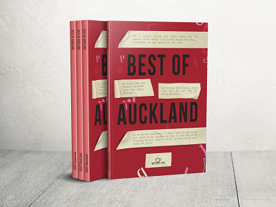 Book Cover Design "Best Of Auckland" cover art cover artwork cover book cover design