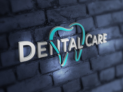 Logo design "DENTAL Care" branding design icon illustration logo logo design typography vector vector graphic