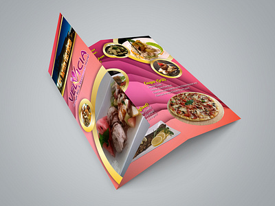 Tri-Fold Brochure design "Restaurant & Motel VELVICIA" branding brochure brochure design brochure layout design flyer flyer design