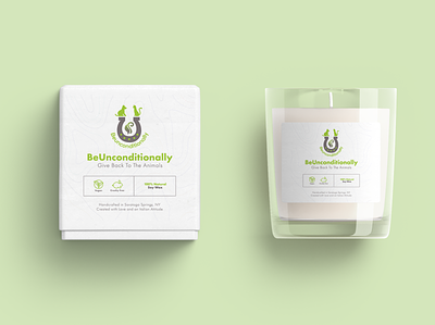BeUnconditionally Candle branding candle candle label charity design fiifix fiifix on dribble food packaging graphic design illustration logo on profit vector