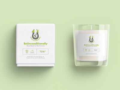 BeUnconditionally Candle branding candle candle label charity design fiifix fiifix on dribble food packaging graphic design illustration logo on profit vector