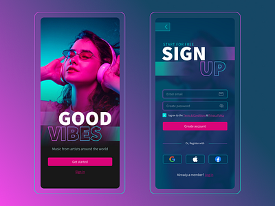 Daily UI Challenge - 001: Sign Up Form