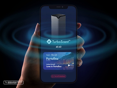 Couzy - Launching TurboScent app home homekit smarthome ui visual design