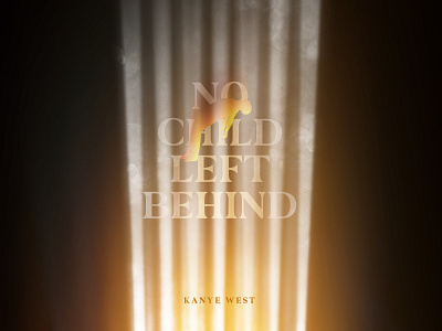 NO CHILD LEFT BEHIND – Kanye West artwork branding design donda graphic design illustration kanye poster