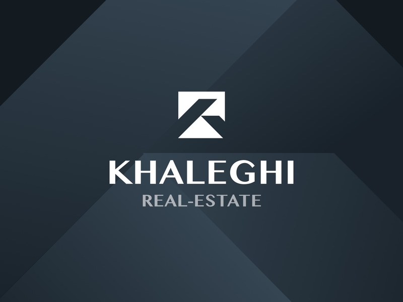 KHALEGHI REAL-ESTATE branding design illustration logo real estate typography