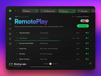 Spotify Reimagined – Parties