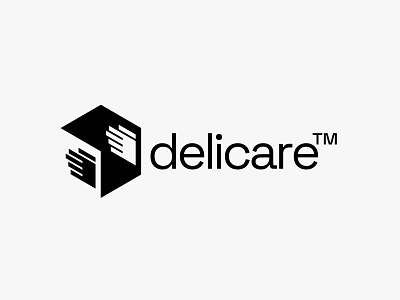 delicare™ – delivery with care app brandbook branding delivery graphic design handle illustration logo logodesign package sign typography ui vector