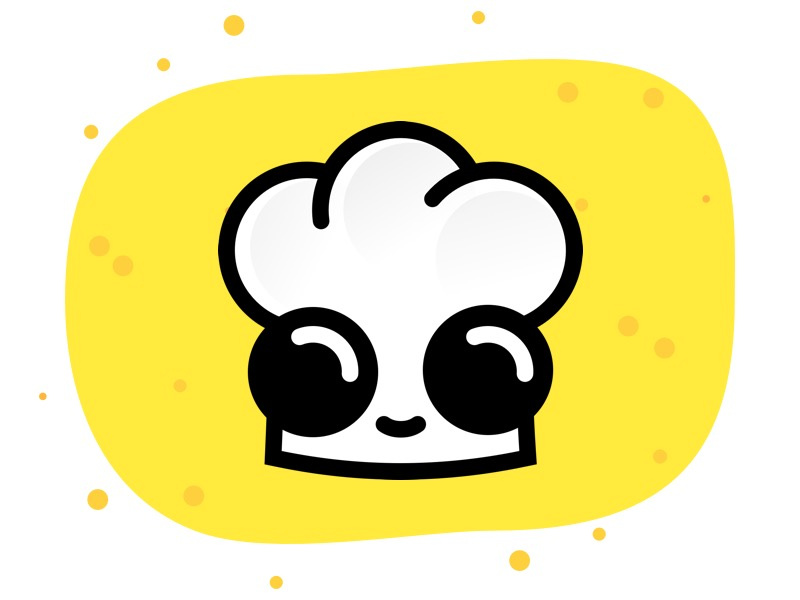 Lahij Taster Logo yellow illustration logo food taster food taste lahijan