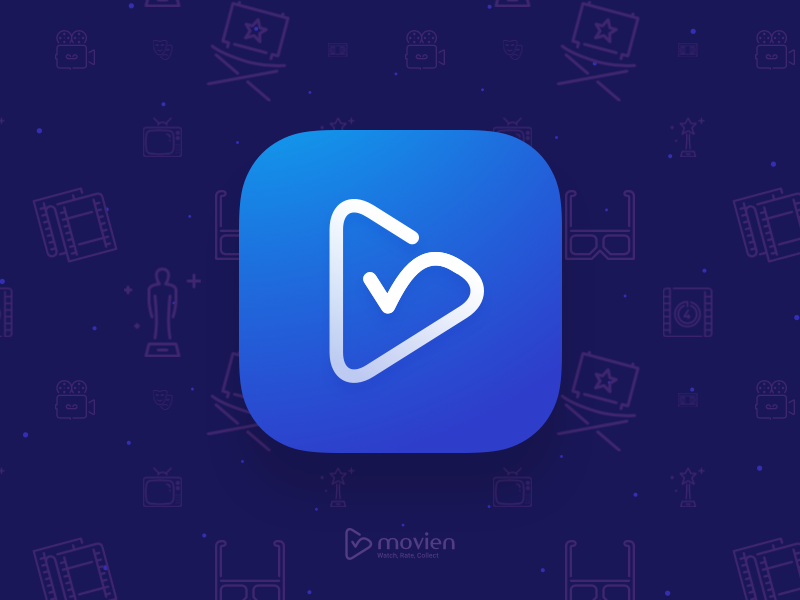 Movien Logo & App Icon checkin icon movie app
