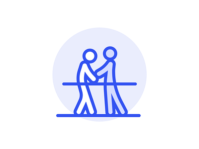 Physiotherapy Service Icon app application artwork branding concept design icon icons illustration intro logo physiotherapy project service ui vector