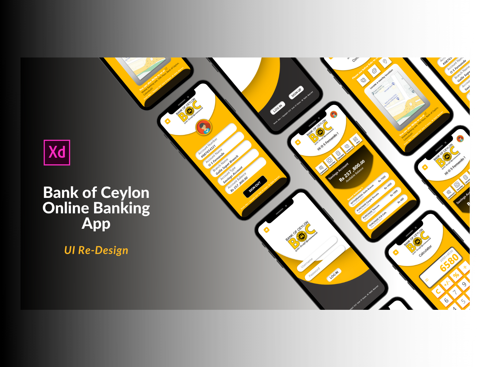 Bank Of Ceylon Online Banking App [Concept] By Daham Sandeepa On Dribbble