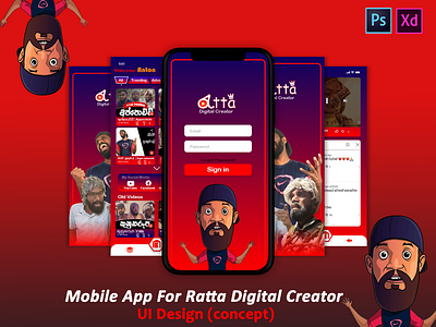 Ratta Mobile UI Design [Concept]