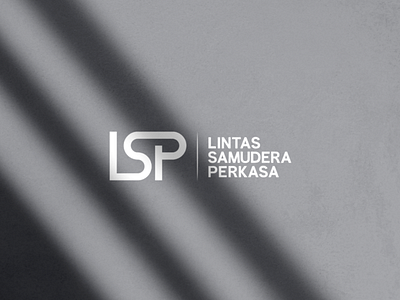 LSP - Lintas Samudera Perkasa branding graphic design logo