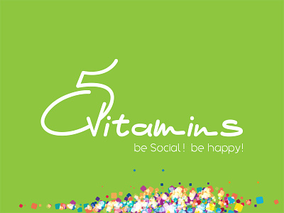 5vitamins logo brand branding graphic icon identity logo