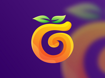 Fresh Juice Logo citrus diet food fresh healthy juicy sweet symbol