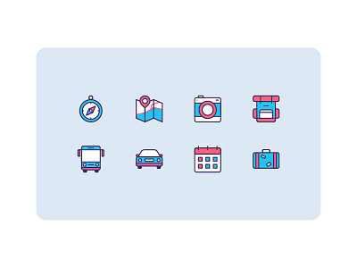 Travel Icons Set