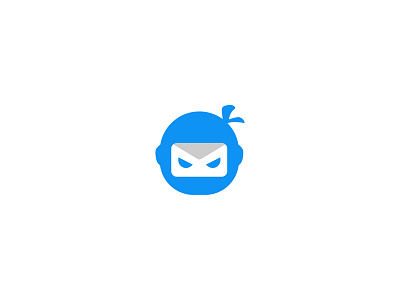 Email Ninja Logo (app icon) app cute email icon illustration logo mail mascot ninja
