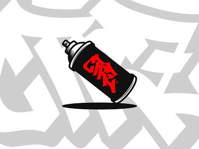 Spray Can Illustration aerosol art background black bottle can container design graffiti graphic hairspray icon illustration isolated paint spray symbol vandalism vector white