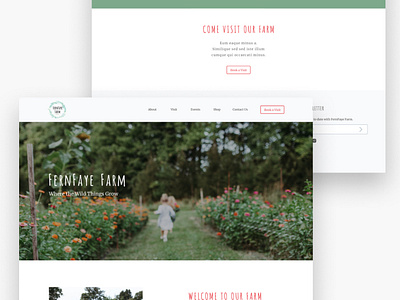 Flower Farm - Small Business Website