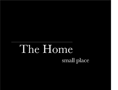 The Home Design 1 black home interior journal minimal minimalismus