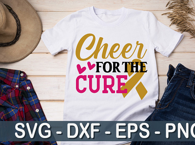 Cheer for the cure SVG camp tee cheer for the cure svg