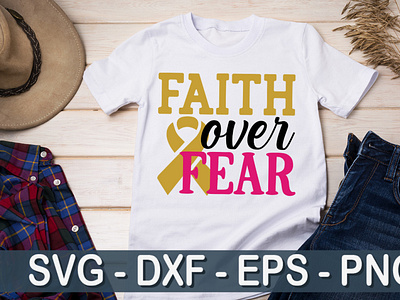 Faith over fear SVG