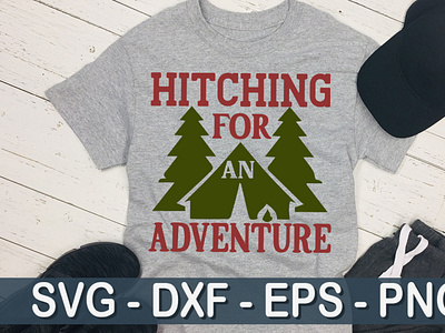 Hitching for an adventure SVG