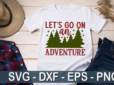 Let's go on an adventure SVG camp tee lets go on an adventure svg