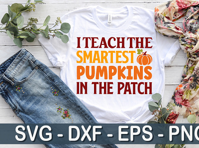 I teach the smartest pumpkins in the patch SVG png