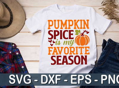 Pumpkin spice is my favorite season SVG png