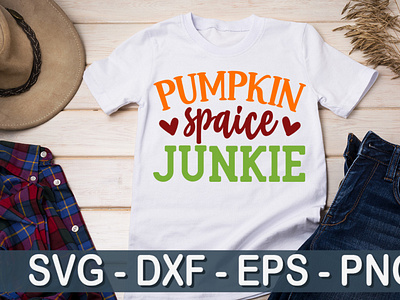 Pumpkin spice junkie SVG