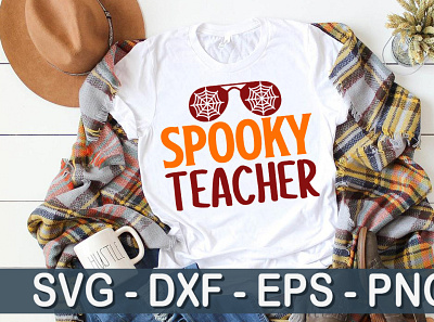 Spooky Teacher SVG png