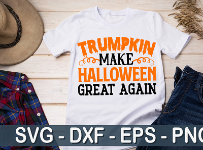 Trumpkin make halloween great again SVG png