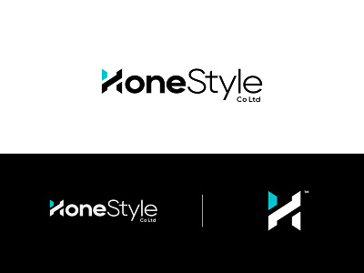 Hone style logo-wordmark 3d branding graphic design logo